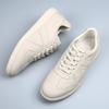 Новые мужские кроссовки для тренировок на плоской подошве 2025 года, ретро, из коровьей кожи, кеды, повседневная обувь, немецкие тренировочные кроссовки, белые кроссовки, дышащие