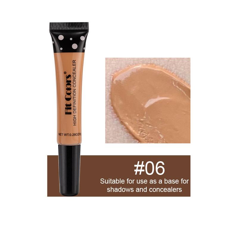 Fit Colors 8 Color Hose Concealer Concealment Repair Nourishing Liquid Foundation To Cover Dark Circles Acne Spots