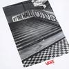 Vans Футболка с коротким рукавом и круглым вырезом с принтом «Лестница», мужские топы белого цвета VN0A5F3GWHT