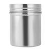Round Shape Airtight Food Container 304 Stainless Steel Coffee Beans Container  Outdoor Use