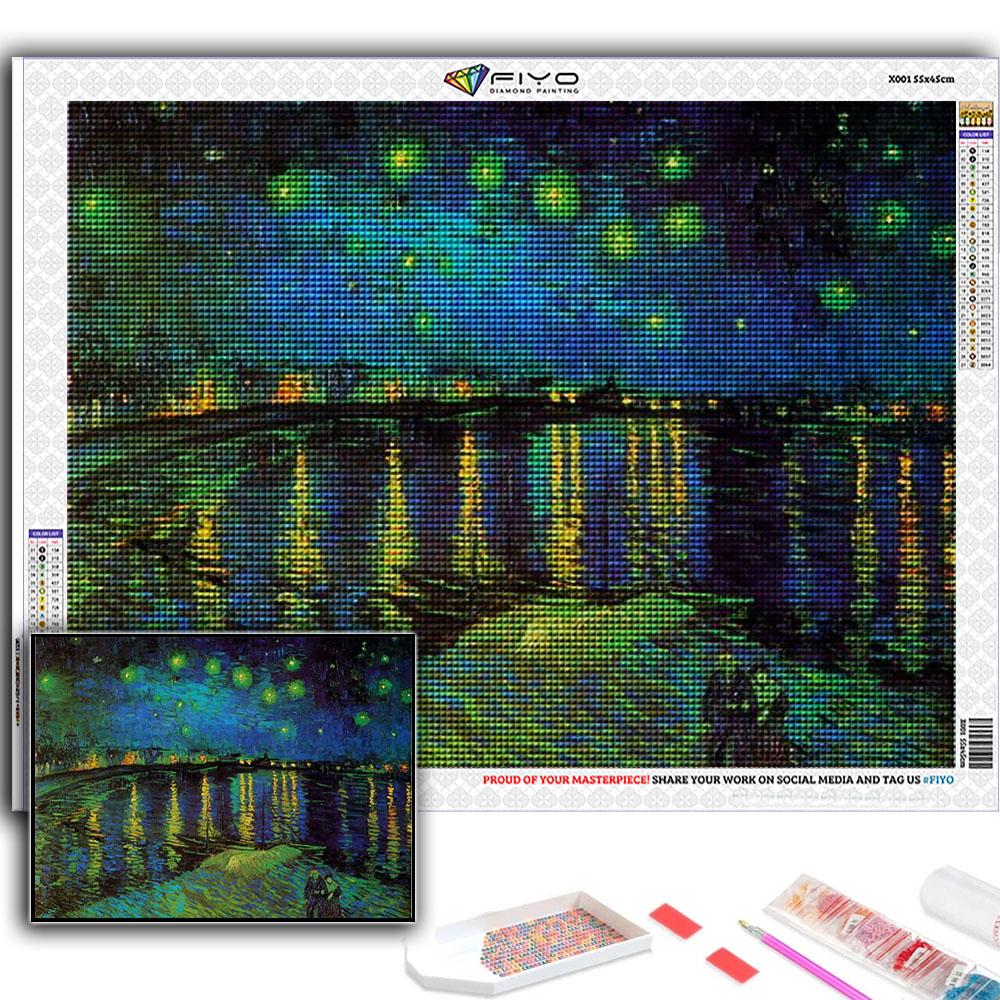Набор для вышивки крестом DIY Алмазная вышивка Мир Шедевр Алмазная картина Домашний декор