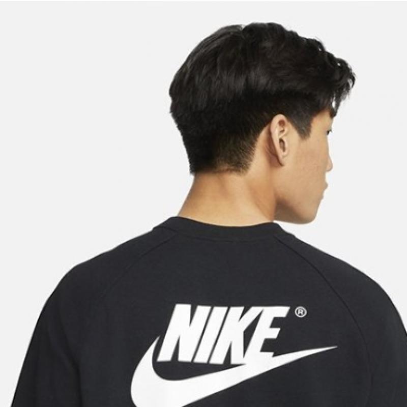 Nike Футболка с длинным рукавом, флисовый топ с рисунком Dm6555 010 S2205