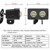 1PCS Motorcycle LED Fog Lights ATV Driving Fog Light Dual Color Work Light Bar Flash Motorcycle Headlights Auxiliary Spotlight