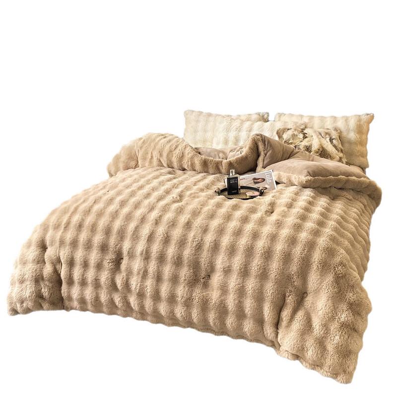 Зимнее одеяло Brangdy Milk Velvet, плотное, теплое