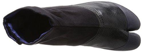 Moonstar Tabi Work Shoes for Men and Women, Practical and Lightweight, 5-Piece Tabi A, Black, Size 26.0 Cm, 2E