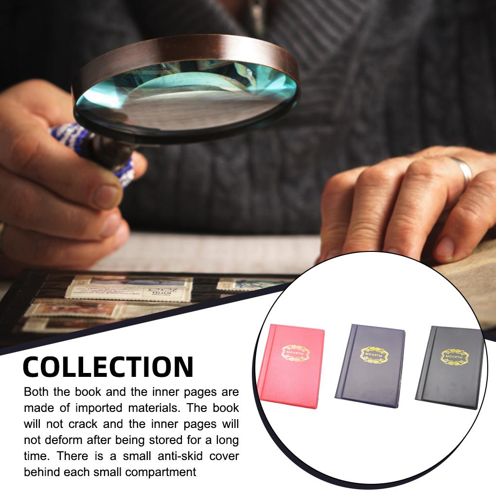 Всемирный альбом 120 карманов Коллективная книга Папка Портативный Мини Маленькие марки Фото Монеты Коллекционный Органайзер Держатель