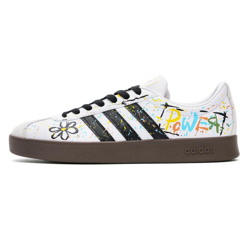 Adidas Neo VL Court 2.0 Low top Skateboard Shoes Unisex White Gray ID6015(Team277-S-BOX)