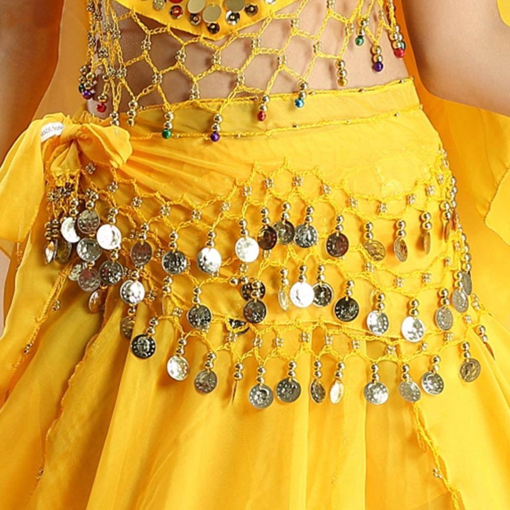 For Thailand/India/Arab Tassels Show Costumes Belly Dance Belt Dancer Skirt Waist Chain Hip Scarf
