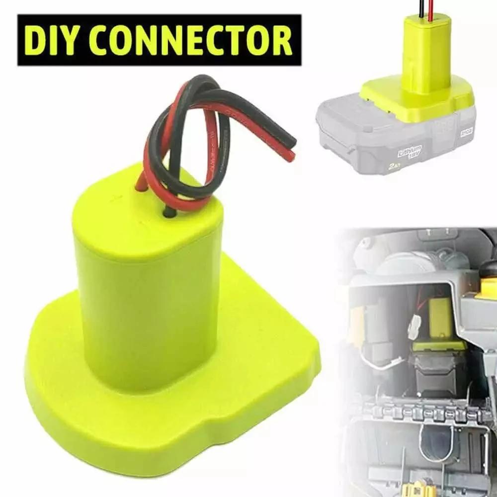 Адаптер для аккумулятора Ryobi ONE+ 18 В Nimh/Nicd/Li-ion аккумулятор DIY Power Wheels адаптер инструмент разъем для RYOBI с проводами 12AWG