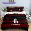 CR Flamengo Pattern Bedding Quilt Set  Home Decoration  Gift (1 * duvet cover + 2 * pillowcase  without core)