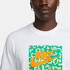 Nike Спортивная футболка с круглым вырезом и графическим принтом, мужские топы, белые FB9815-100