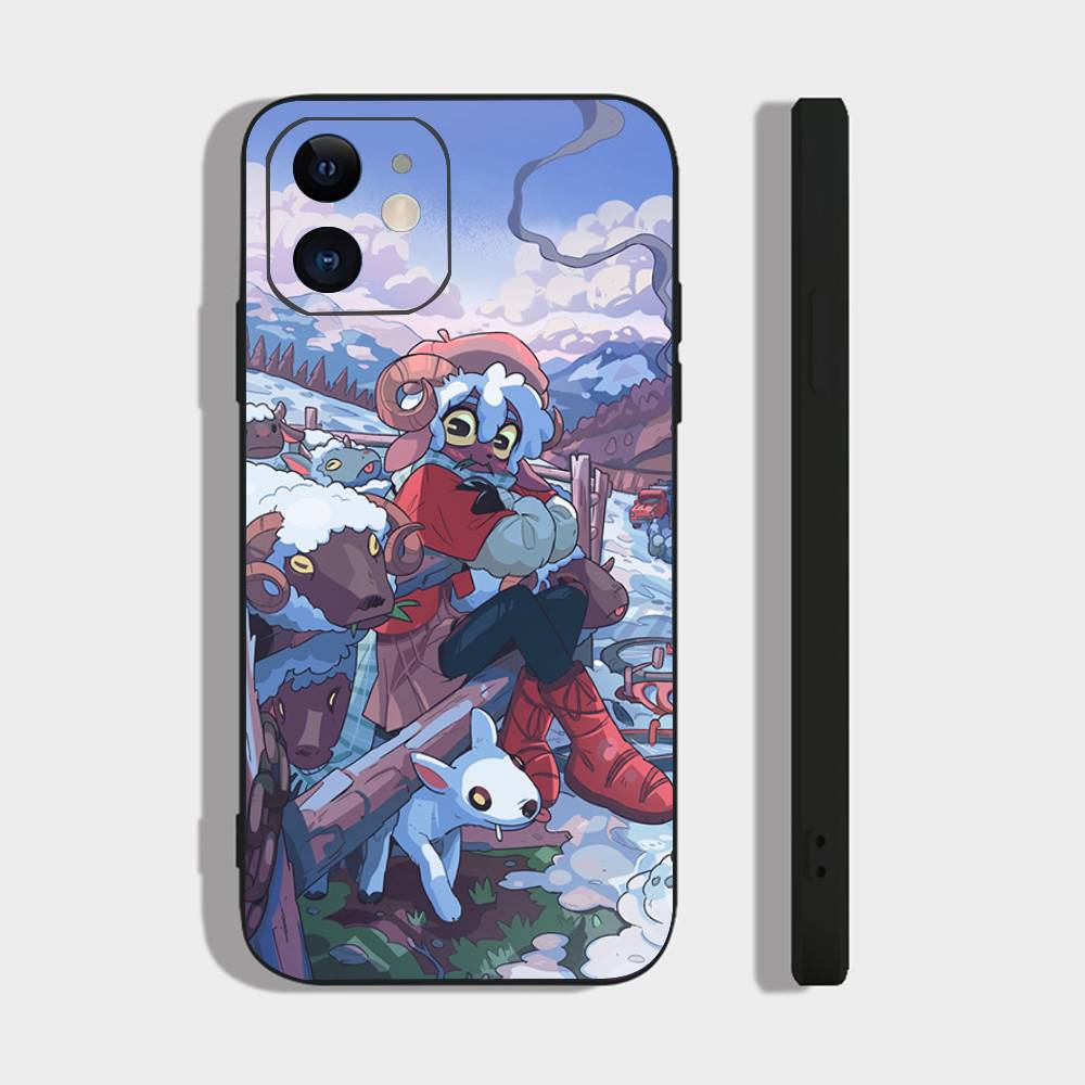 Cult Of The L-Lamb Anime Adventure Video Game Phone Case For IPhone 17 Air 16 15 14 13 Pro Max 11 12 Black Silicone Cover