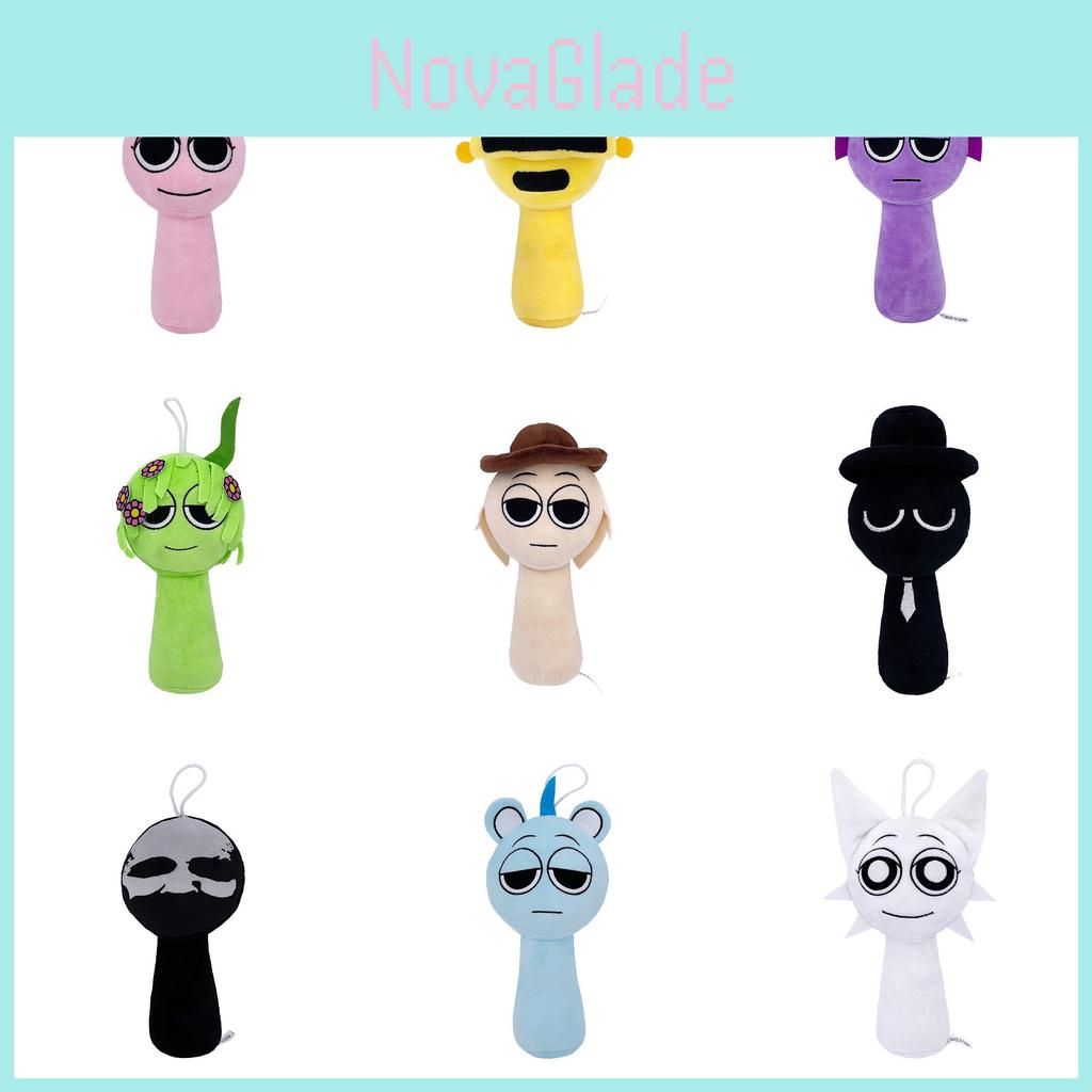 Sprunki Plush Rhythm Box Cute Cartoon Animal Plush Toy Doll In Multiple Color Options