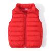 Жилет для мальчиков, зимняя легкая куртка, повседневный жилет с воротником-стойкой, детская мода, корейское пальто, осенняя одежда для девочек, жилеты