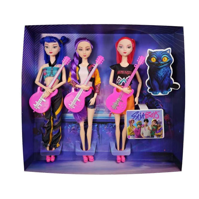 K-Pop Girl Group 32 cm Doll Set with Accessories