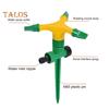 360-Degree Rotating Lawn Sprinkler Large Area Coverage Adjustable Garden Watering System Easy To Install Sprinkler with Stake