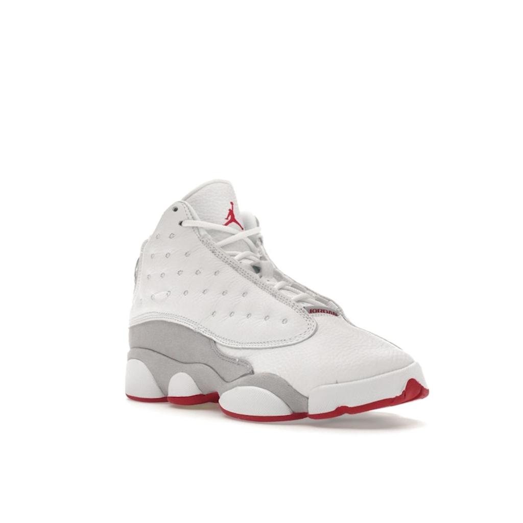 Детские кроссовки Air Jordan 13 Retro GS White Wolf Grey True-Red DJ3003-160