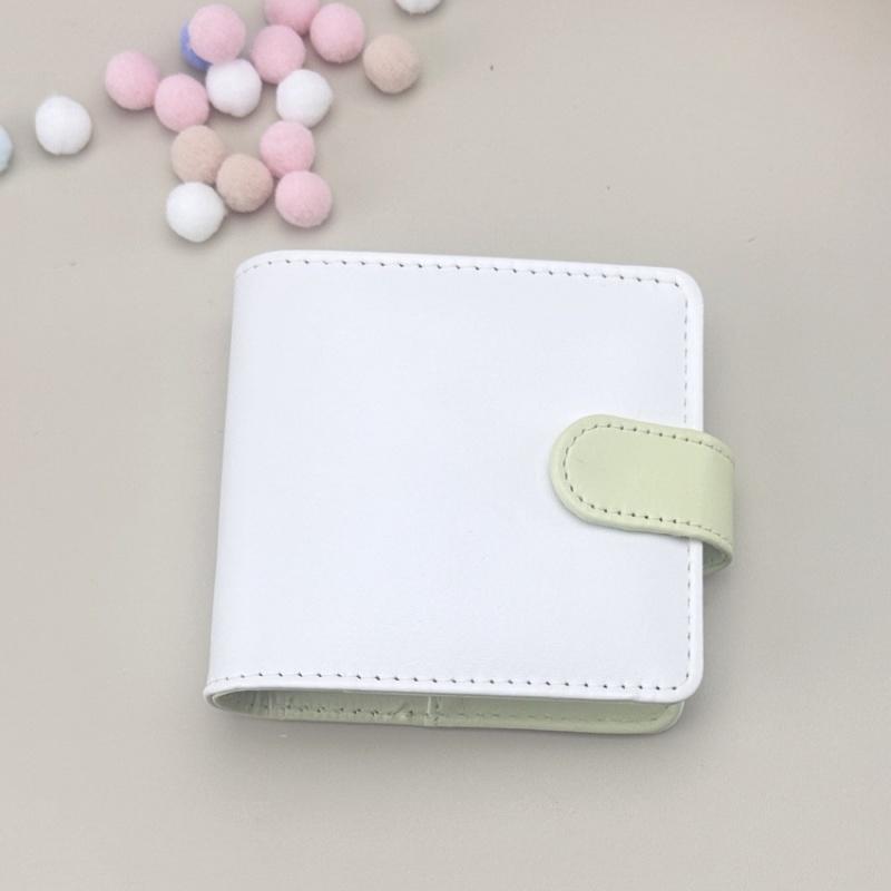 Легкий Мини K-pop Обложка для Альбома для Фотокарточек Кожаный Маленький Фотоальбом на Разъемных Листах для Организатора Коллекционных Карт Игровых Карт