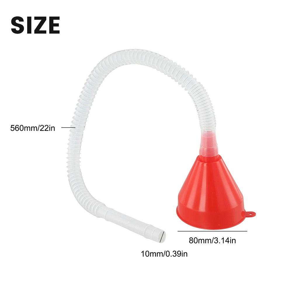 1Pcs Universal Car Refueling Funnel Plastic Filling Funnels Car Motorcycle Engine Gasoline Oil
