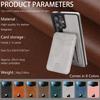 Magnetic Leather Case with Card Holder for Samsung S24 - 25 Series Multi - Functional Stand Shockproof
