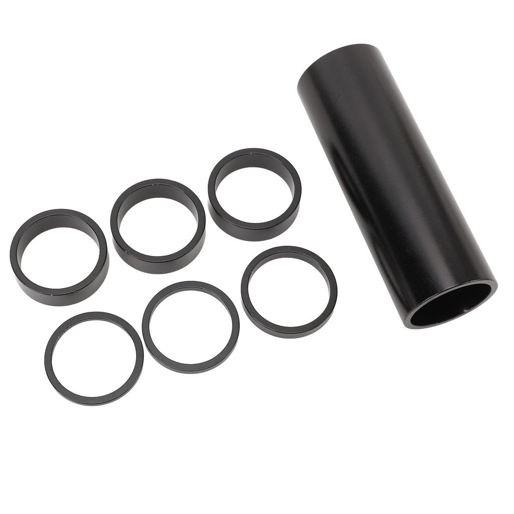 7 ШТ. Проставочные кольца рулевой колонки велосипеда из алюминиевого сплава 28,6 мм, шайба передней вилки, проставка выноса руля велосипеда для