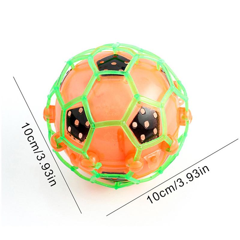 Музыкальная прыгающая игрушка Электрический прыгающий футбольный мяч Яркие огни и звук для мальчиков и девочек Для игры в помещении и способствует развитию координационных навыков
