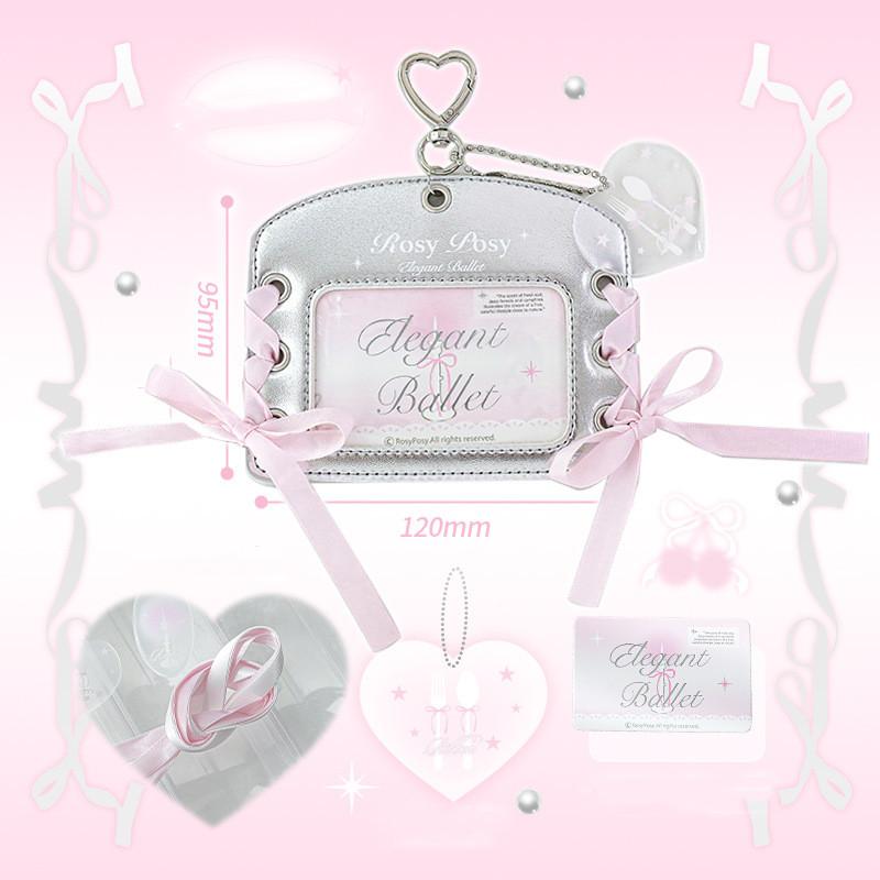 Держатель для фотокарты с кольцом для ключей серебристого цвета из искусственной кожи для студенческого удостоверения личности, портативный брелок для ключей, защитный чехол для фотокарты