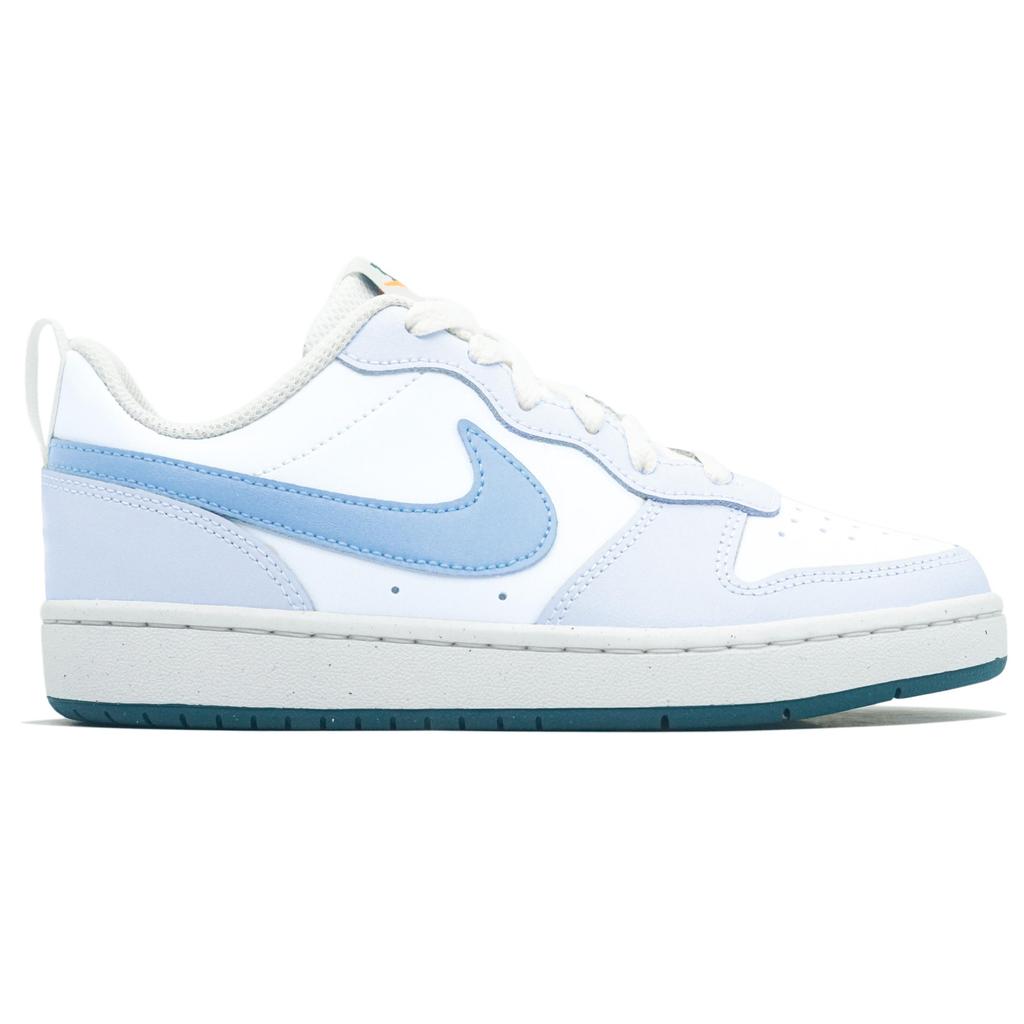 Nike Court Borough Maris Sal Bubble Low top Skateboard Shoes Women's White Blue BQ5448-017(Team1321-)