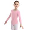 Ballet Training Gymnastics Costume Kids Girls Long Sleeve Round Neck Leotard Jumpsuit