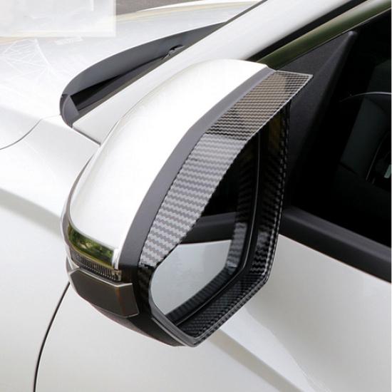 For Hyundai Tucson Carbon Fiber Mirror Rain Eyebrow Trim