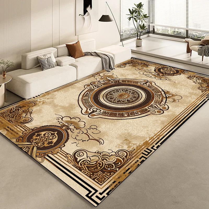 Vintage Persia Large Carpets for Living Room Home Decoration Rug Luxury Bedroom Lounge Rugs Non-slip Washable Coffee Tables Mat
