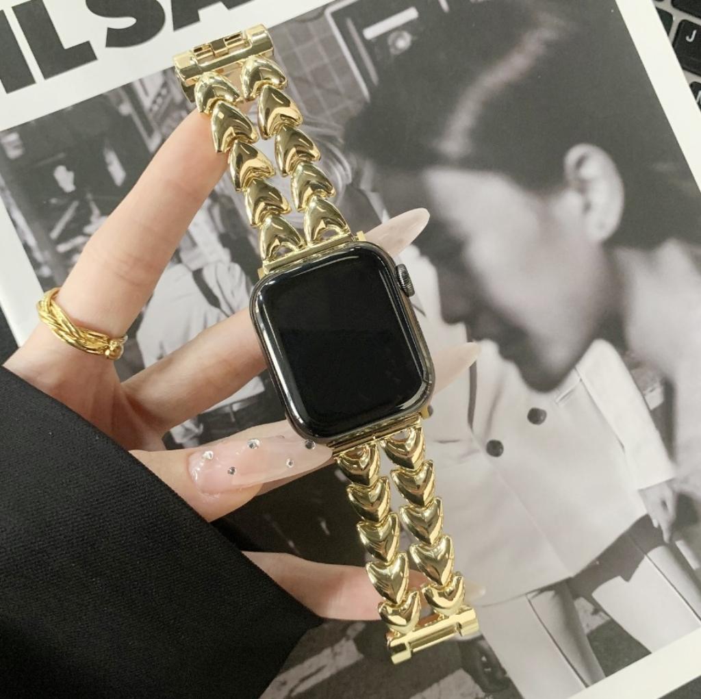 Superior Luxury stainless steel bracelet link For Apple Watch band Series S11/10/8/7/9 40mm 41mm 38mm 42mm 44mm 45mm 46mm Strap