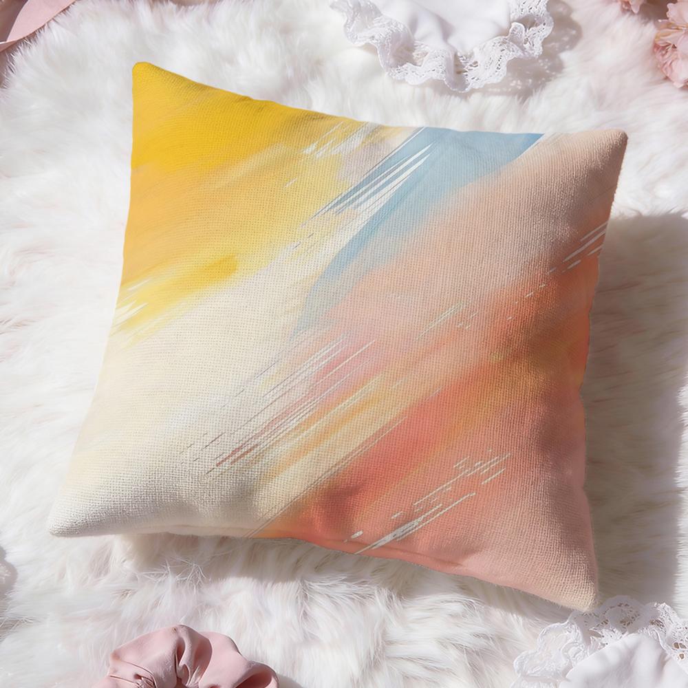 Pure color blending Cushion Cover Premium Comfort Reversible Pillow Cove Two in One Design for Any Room Car Interior