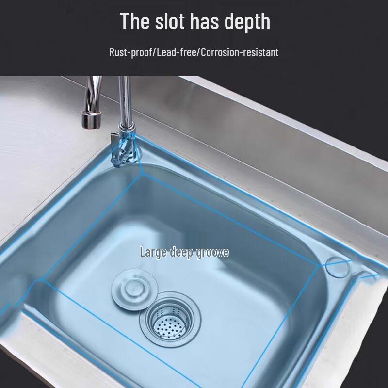 Кухонная мойка Beifu из нержавеющей стали со встроенным шкафом и подставкой