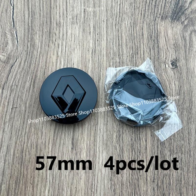 4pcs 57/60mm Wheel Center Hub Caps For Renault Trafic Duster Megane 2 3 4 Clio Fluence Logan Captur Arkana Laguna MK4 Zoe RS RR1