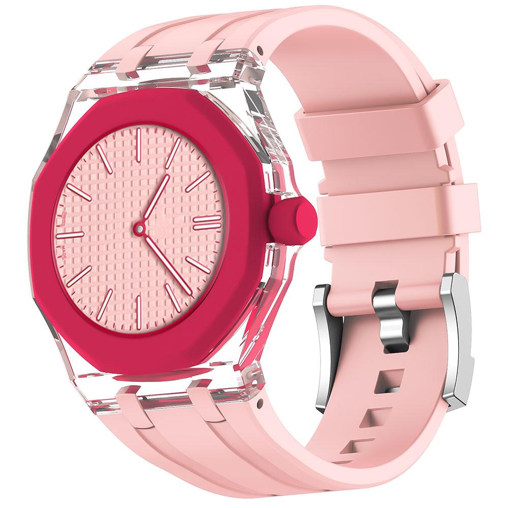 Мод-комплект Прозрачный корпус часов Ремешок со Swatch X AP Royal Pop Карманные часы Преобразователь в Наручные часы Аксессуары