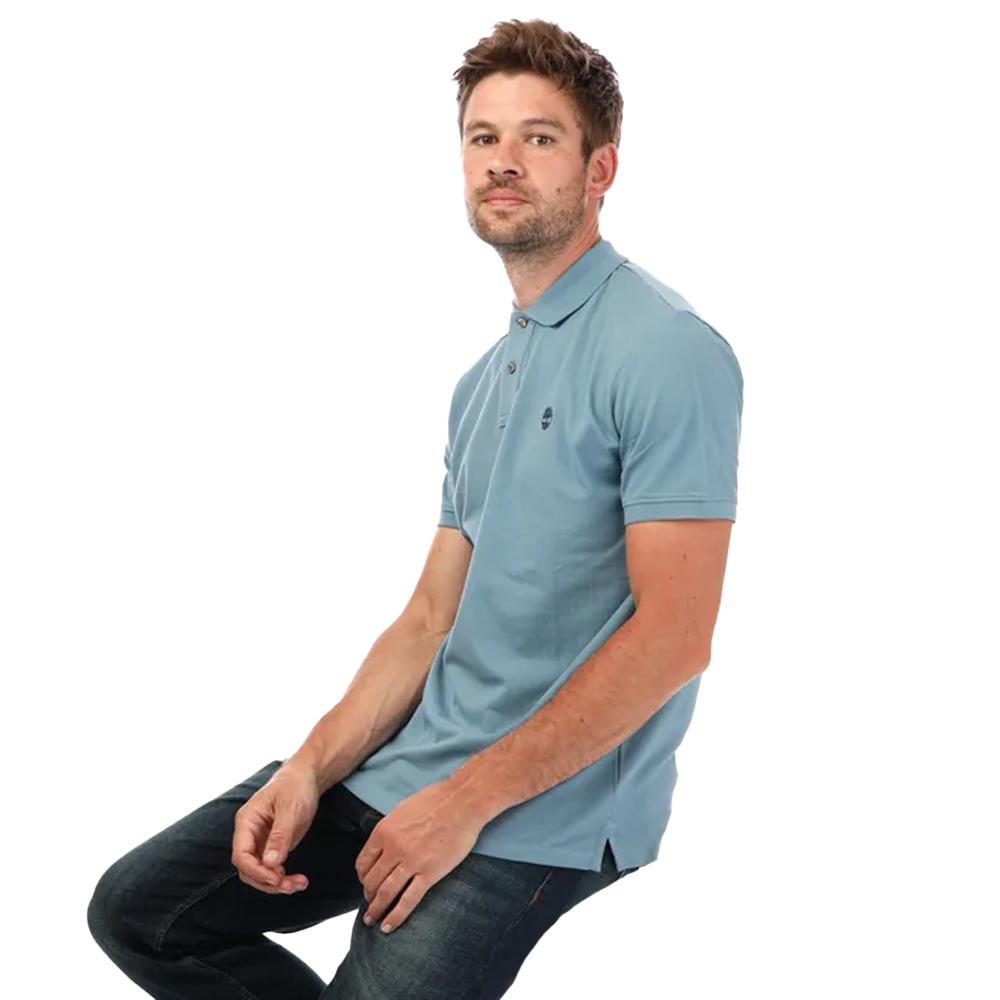 Timberland Mens Pique Short-Sleeved Polo Shirt