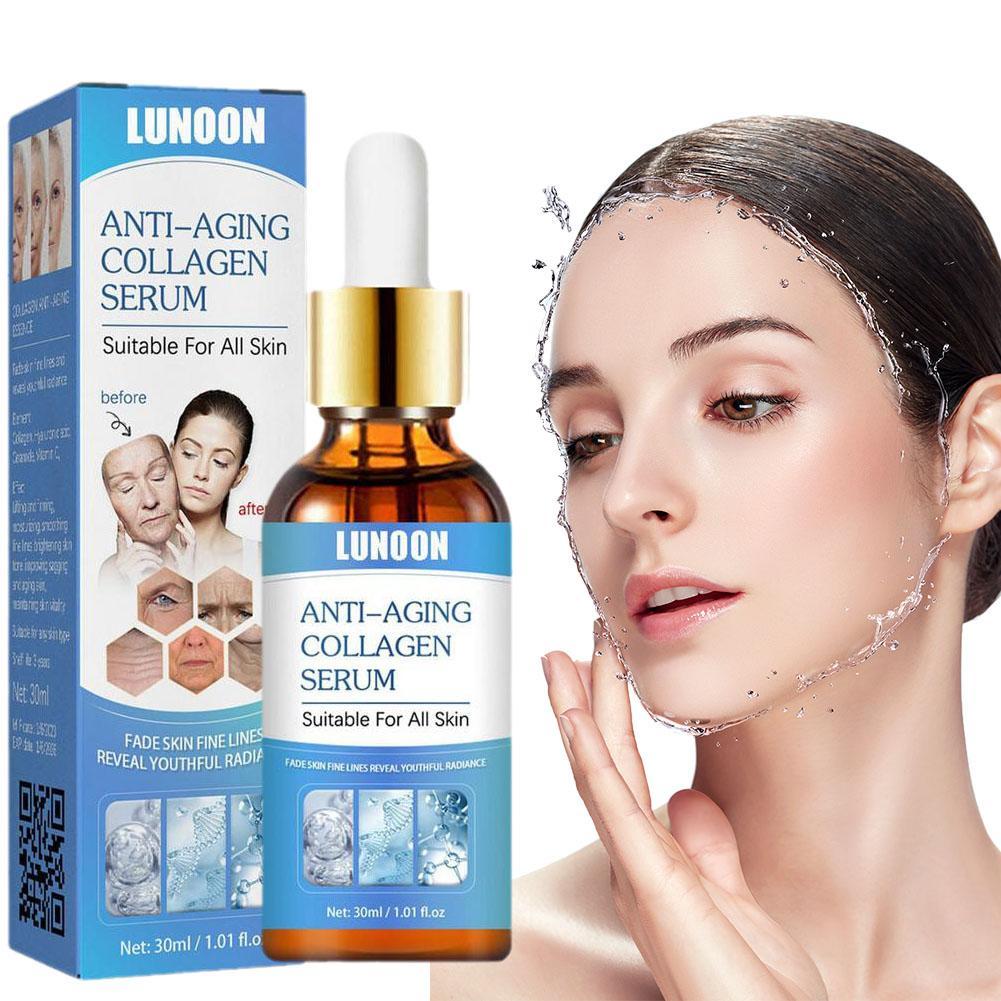 Collagen Face Serum Wrinkle Remover Facial Anti-aging Moisturizing Brighten Fade Fine Lines Whitening Cream Skin Care