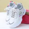 Dad Shoes Girl 2025 New Spring and Summer Tide Shoes Korean Edition Breathable Mesh Student Sneakers Versatile Casual Little White Shoes