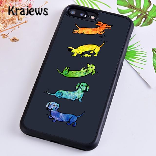 Dachshund And Flower Phone Case Cover For iPhone 17 Air 16 15 14 plus 12 13 pro max coque