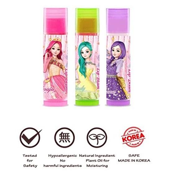 Увлажняющий бальзам для губ Little Bling #Juju Pink Secret Jouju для детей от 4 лет низкое раздражение уход за детьми детская косметика девочки принцесса