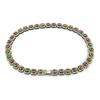 HY Manufacturer Alloy 12mm Colorful Diamond Ice Sugar Square Diamond Box Chain Hip Hop Rap Accessories Unisex