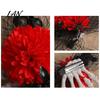 Spooky Hair Accessories Gothic Skeleton Hand Flowers Clip with Black Mesh, Halloween Themed Skull Bone Claw Hairpin for Girls,Women, Party Costume