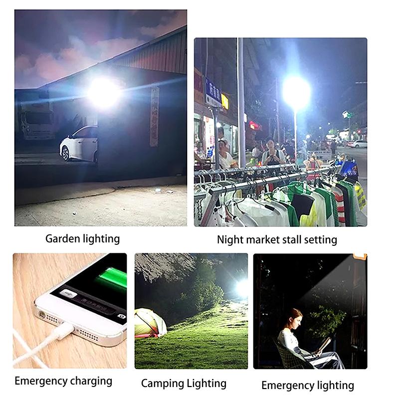 15 Beads Led Working Light Spotlight Hand Lantern 21V Li-Ion Battery Rechargeable Home Emergency Lighting Maintenance Light