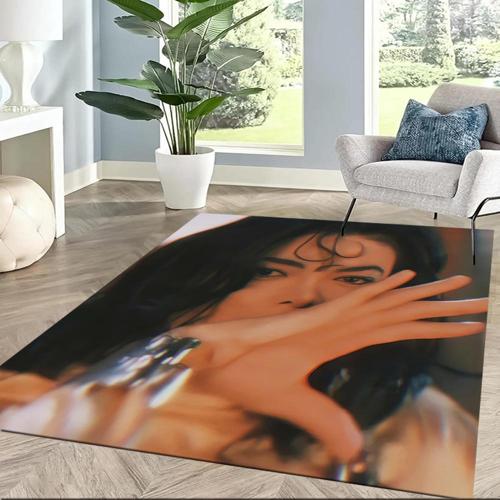 Michael Jackson 166 Floor Rug Office Rug Perfect for Entryway Outdoor Dormitory Hallway Anti-slip Rug Office home decor Wedding Party Gift