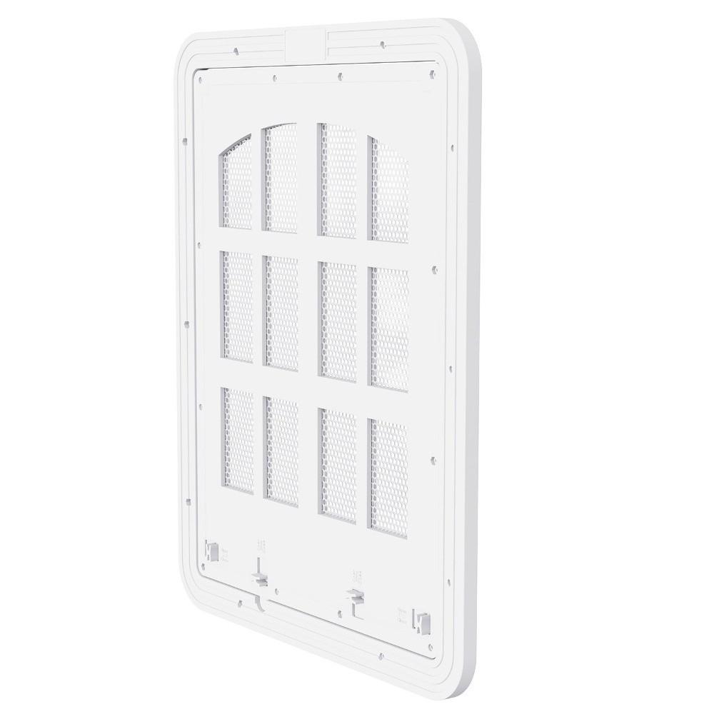 Self-Closing Pet Lockable Screen Door Reinforced Cat Door Hole Dog Screen Door House Accessories