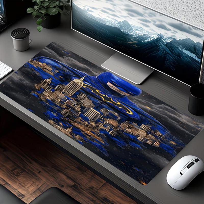 Batman Print Mouse Pad, for Keyboard Pad Laptop PC Mat for Office Home Use, Desk Decor, Perfect Birthday Gift for Gamers