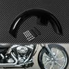 Мотоцикл Глянцевый Черный 21" Пленка 5.5" Переднее Крыло Для Harley Touring Road King Street Electra Glide FLTR FLHT FLHR Custom