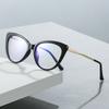 Women Pochromic Optical Glasses Men Anti Blue Light Cat Eye Eye Glasses Unisex Anti Radiation Eyewear