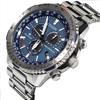 Citizen Silver Fashion Watch Men's CB5000-50L Stainless-Steel Eco-Drive